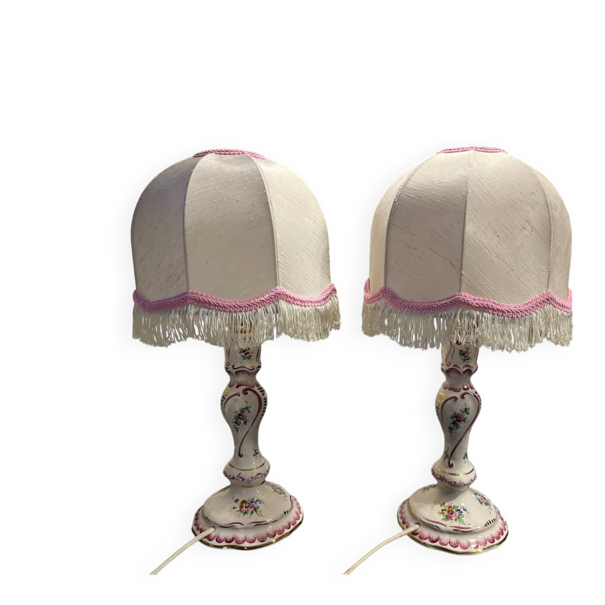 Pair of Clamecy lamps