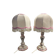 Pair of Clamecy lamps