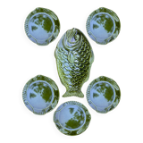 Green slip fish set – 6 pieces