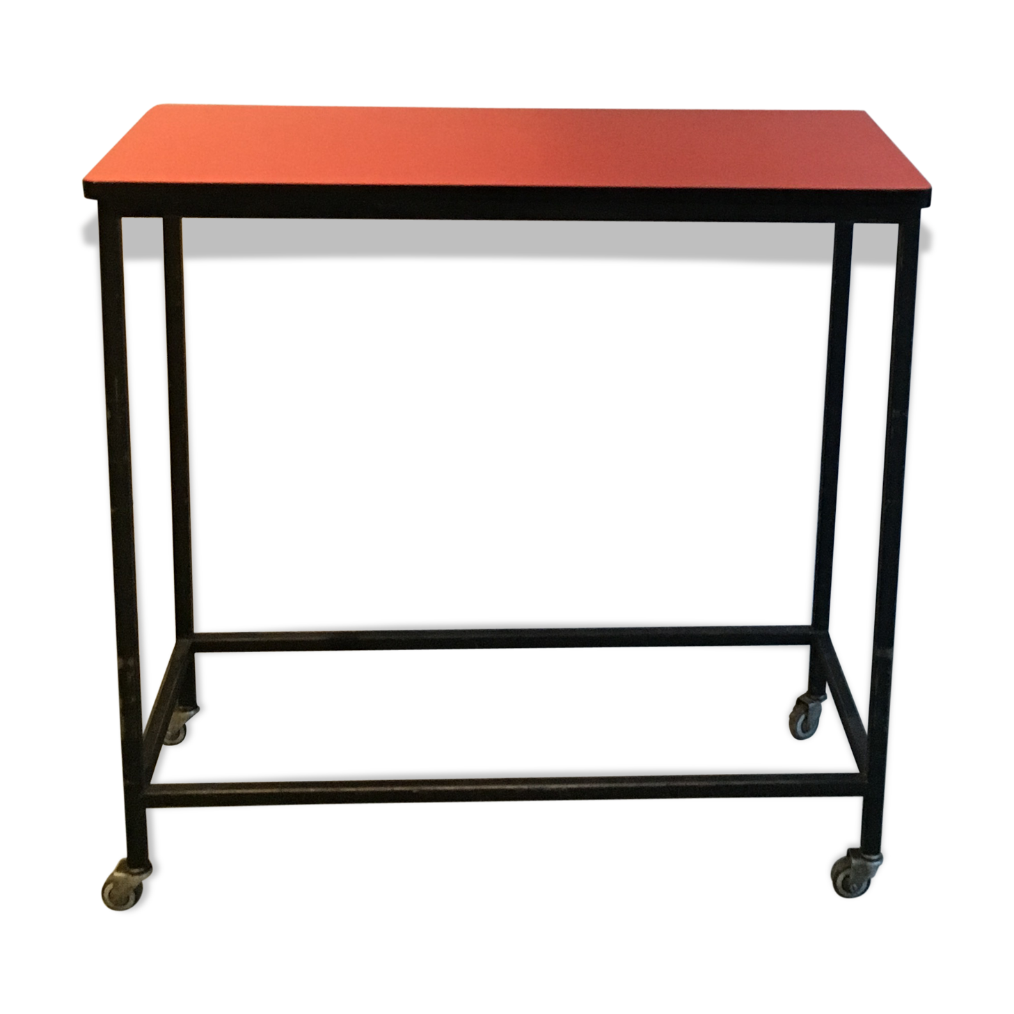 Console in metal and formica