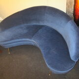 70's velvet sofa by paolo buffa