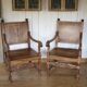Pair of chairs in Spanish Renaissance style