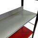 Small Tomado shelving unit in metal and several colours - 1960s Dutch Design
