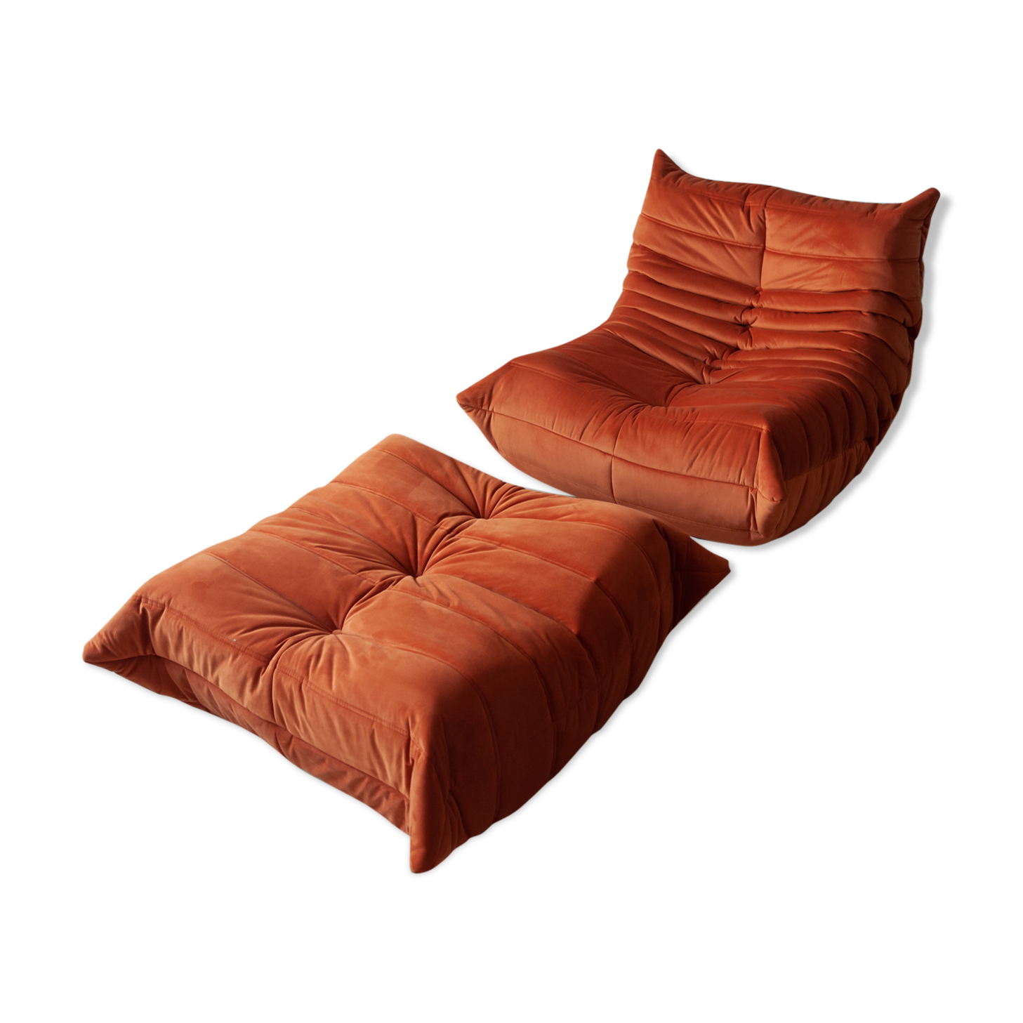 Togo armchair and footstool model designed by Michel Ducaroy 1973