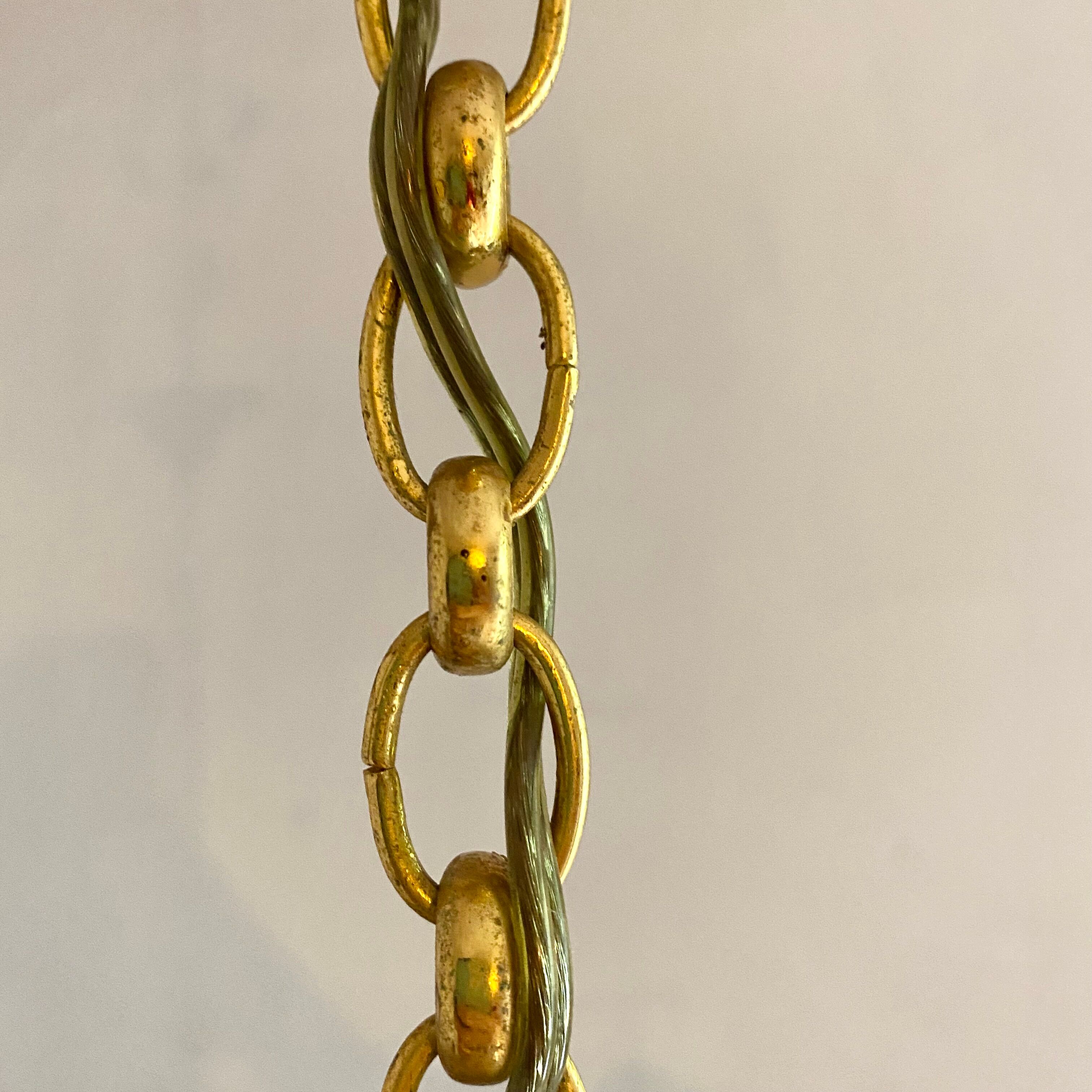Lustre vintage doré 3 branches