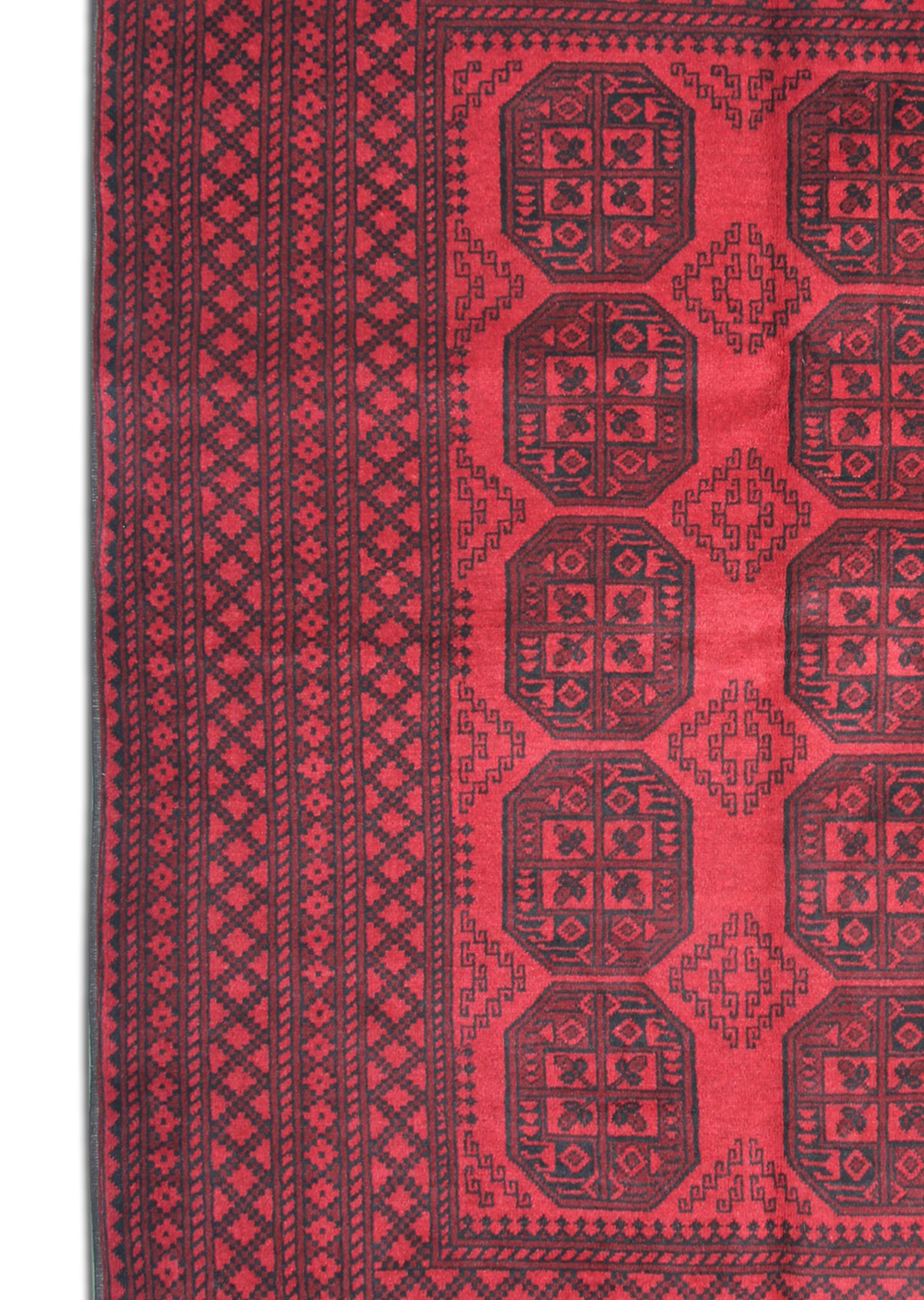 Red Wool Carpet Traditional Ziegler Rug- 164x237cm