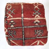 Moroccan kilim pouf