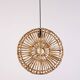 Rattan Chandelier, Light Fixture, Rattan Wicker Lampshade,Rustic Light