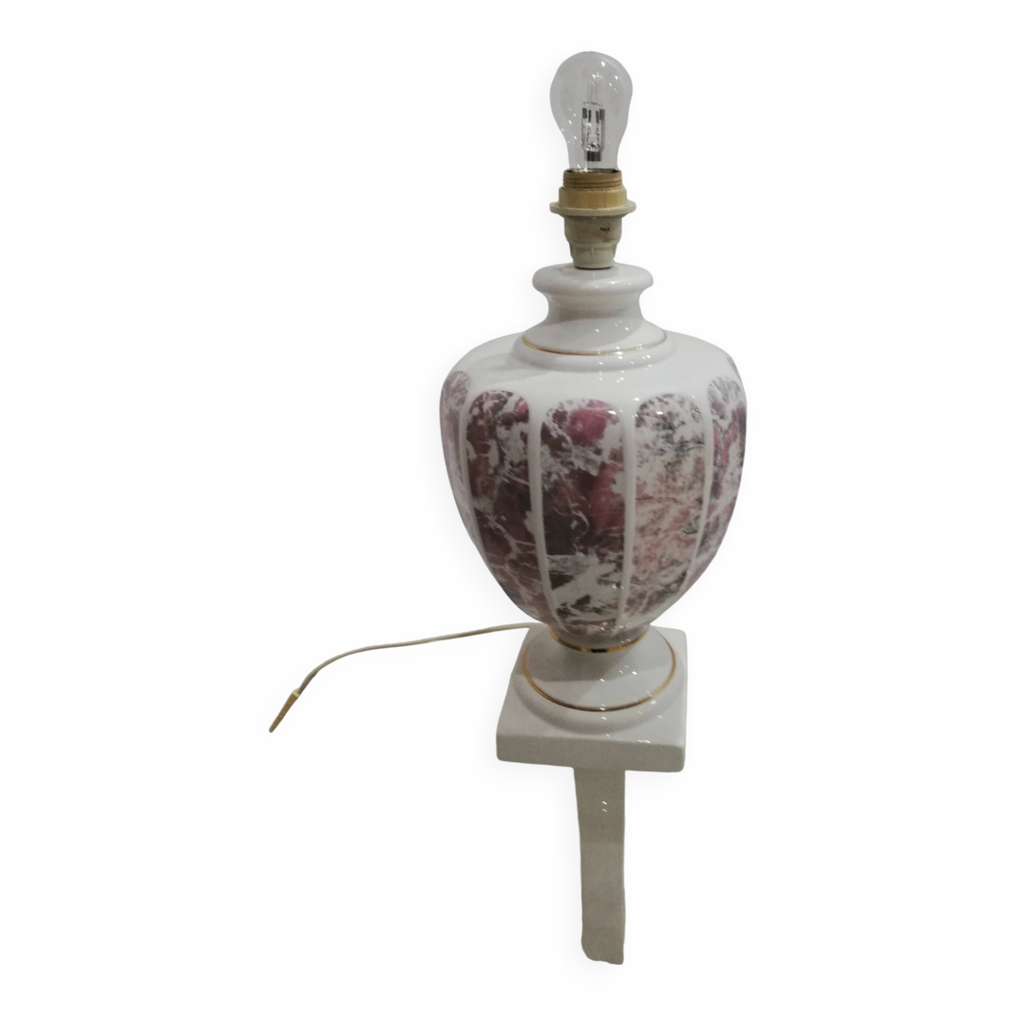Table lamp in Italian ceramic from the mid-20th century.