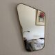 Vintage 1960 asymmetrical mirror - 60 x 34 cm