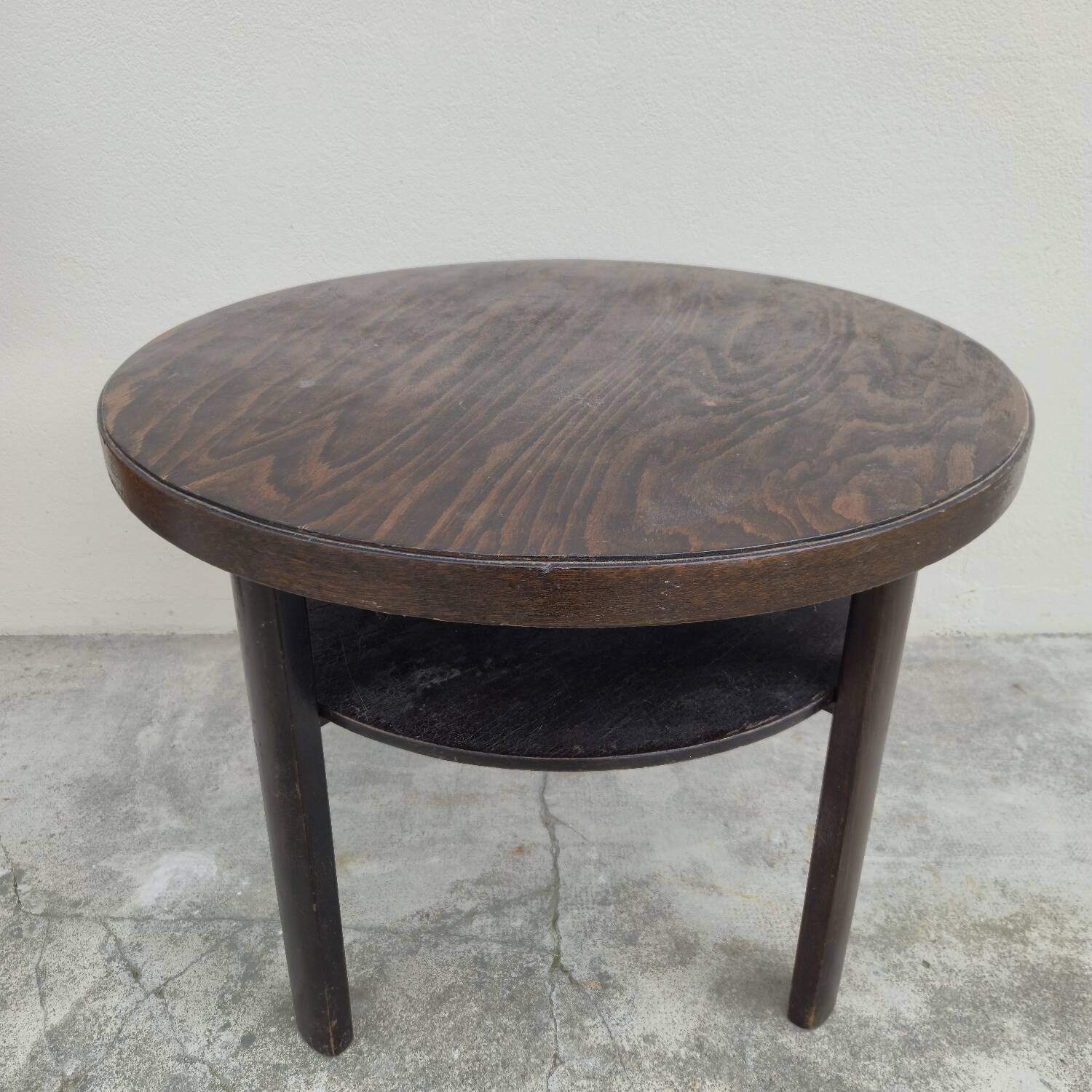 1930s Art Deco Round Coffee Table