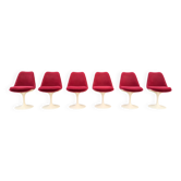 6x chaises Knoll Tulip vintage originales Eero Saarinen