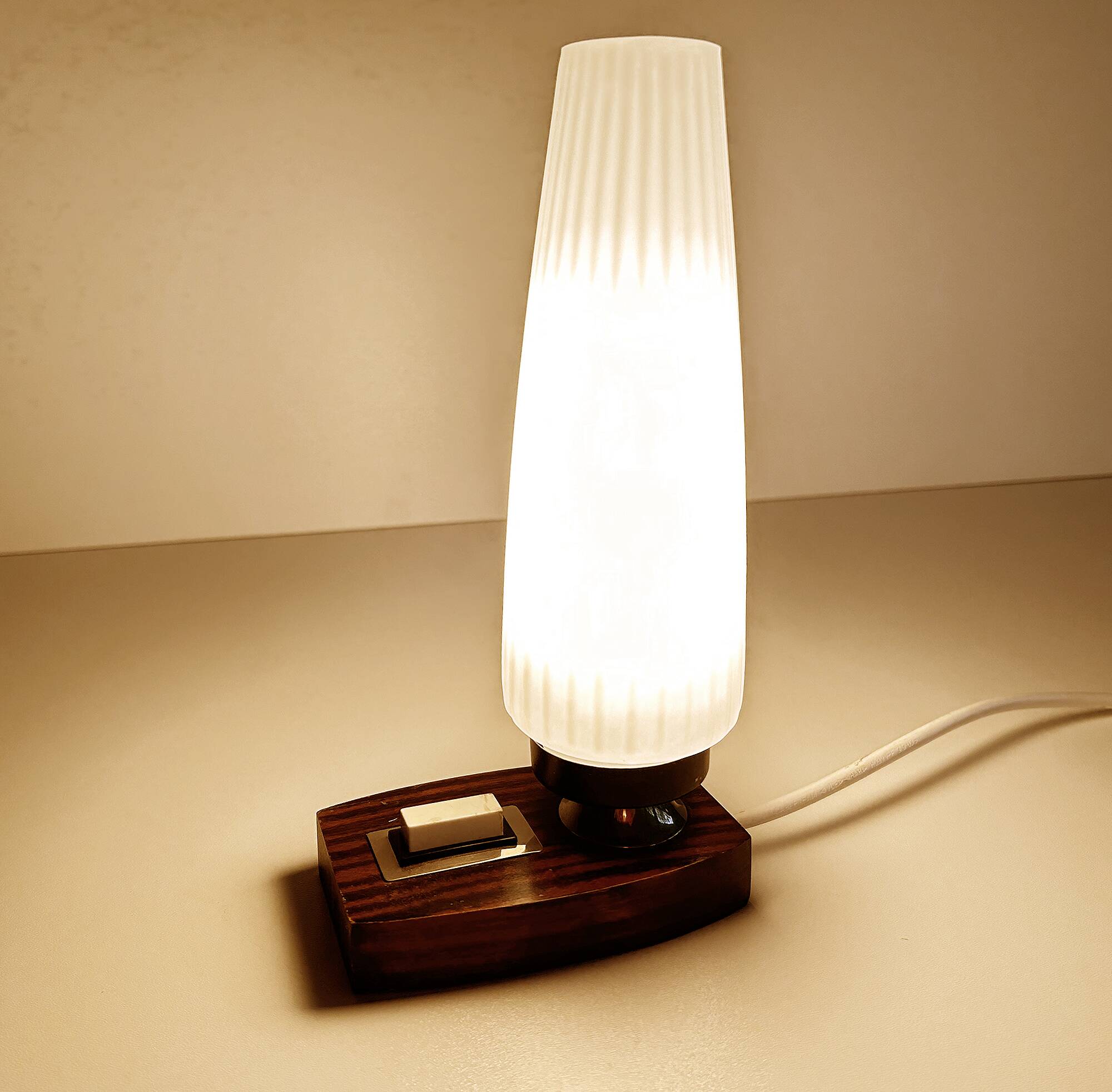 Scandinavian bedside lamp