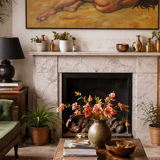 Vintage large painting oil on canvas – Two reclining figures