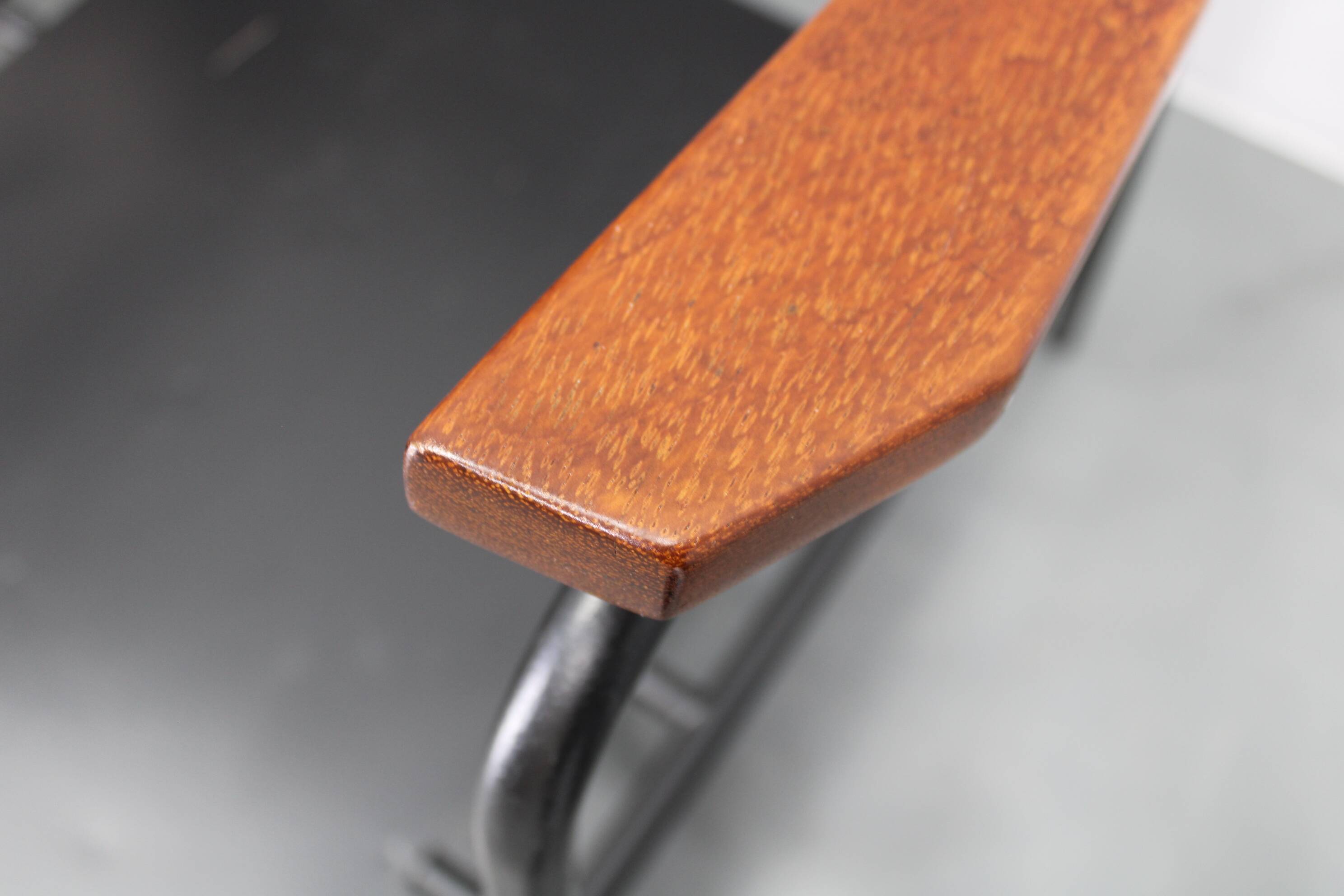 1950s pair of rare restored armchairs by RAWI, Netherlands