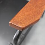 1950s pair of rare restored armchairs by RAWI, Netherlands