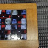 Oak coffee table by Guillerme and Chambron