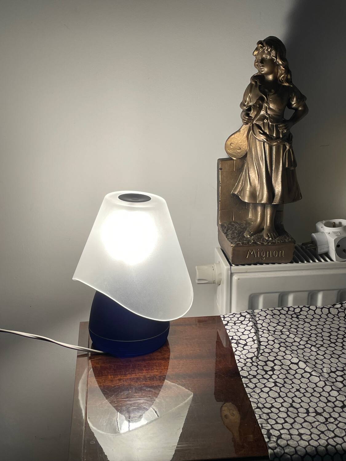 Pair of Murano mushroom lamps