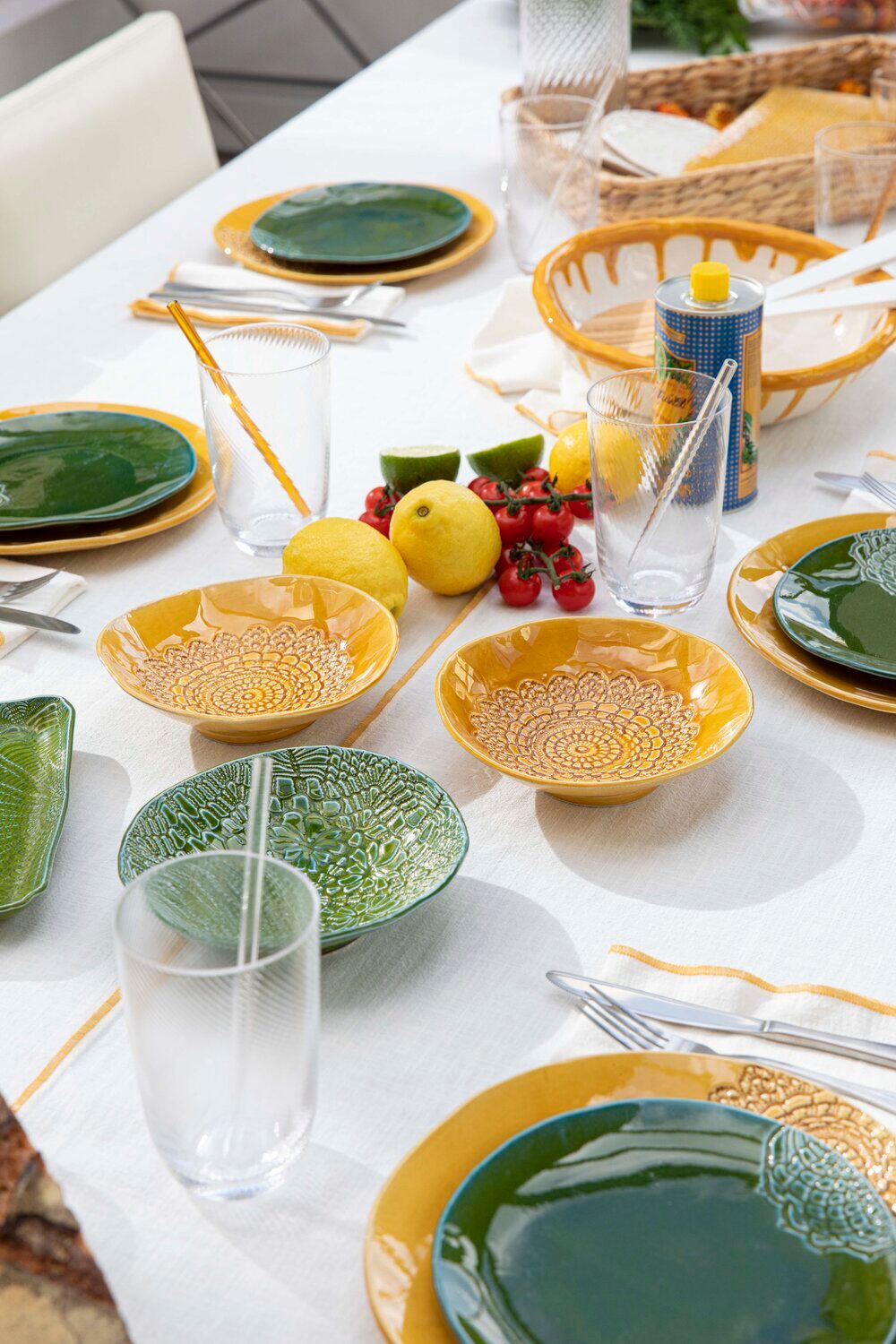 Malt olive M - Set of 4