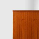 French vintage teak bookcase with 2 shelves from the 1960s