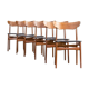 60s Schionning and Elgaard teak dining chair for Randers set/6