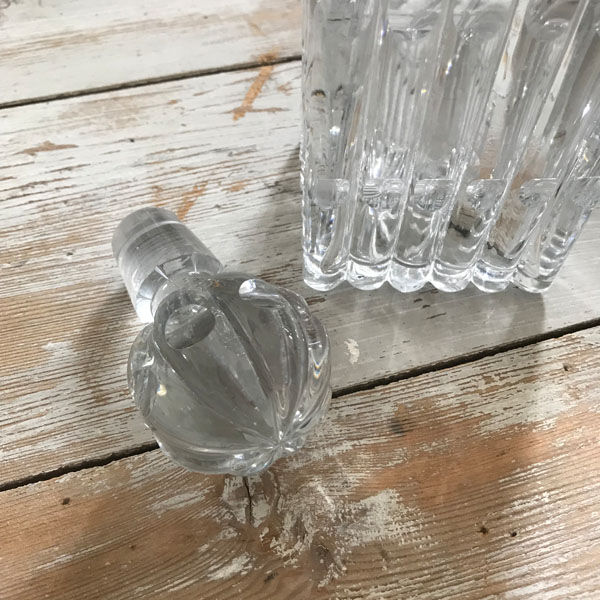 Crystal whisky carafe
