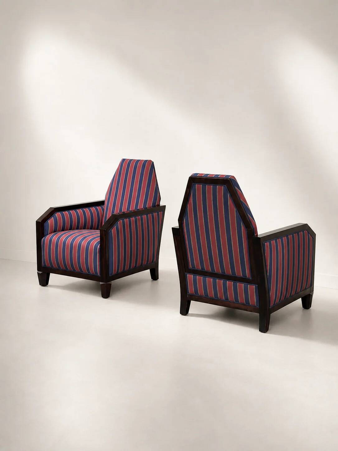 Paire de fauteuils Art Déco de l'École d'Amsterdam
