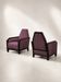 Pair of Art Deco Amsterdamse School lounge chairs