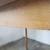 Square dining table, wood and formica, 1960s