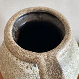 Large mudflated sandstone vase