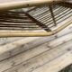 Rattan and bamboo coffee table