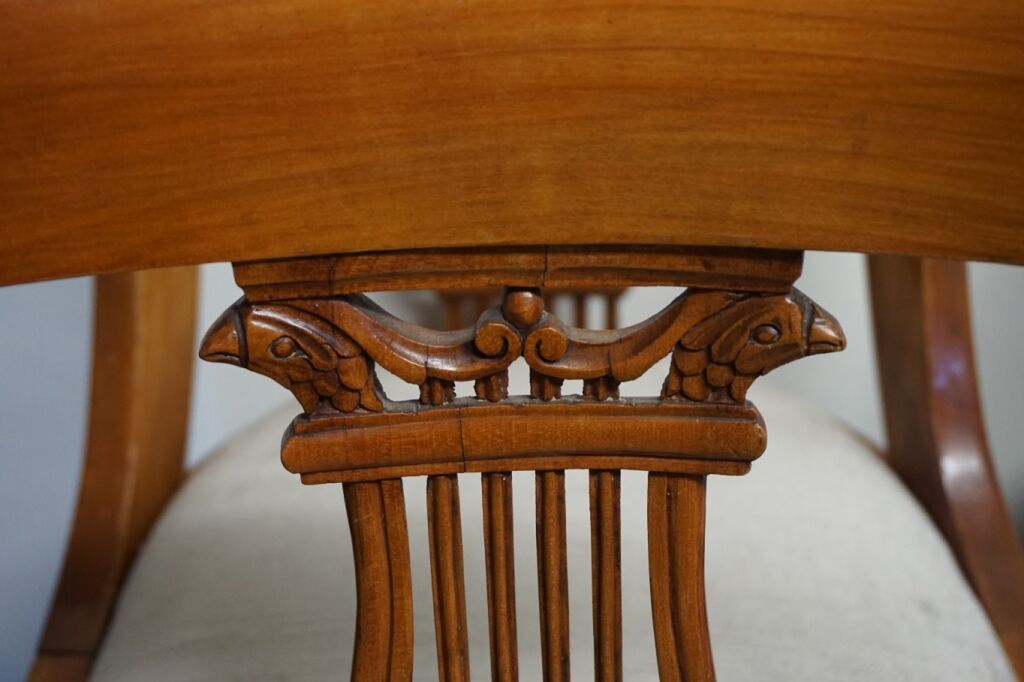 Lot de 4 chaises empire