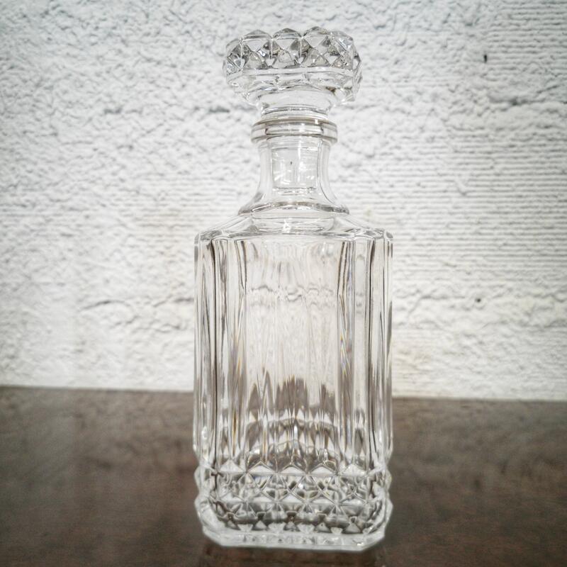 Crystal whiskey carafe