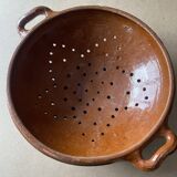 Glazed earthenware drainer
