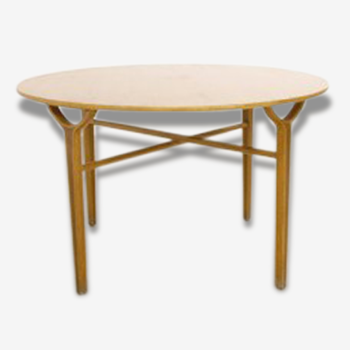 Scandinavian coffee table P. Hvidt & O. Molgaard-Nielsen "AX" for F.Hansen