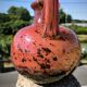 Glass paste vase with gold inclusion Daum 1930