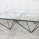 Coffee table 100x100cm in very good condition, 1980.