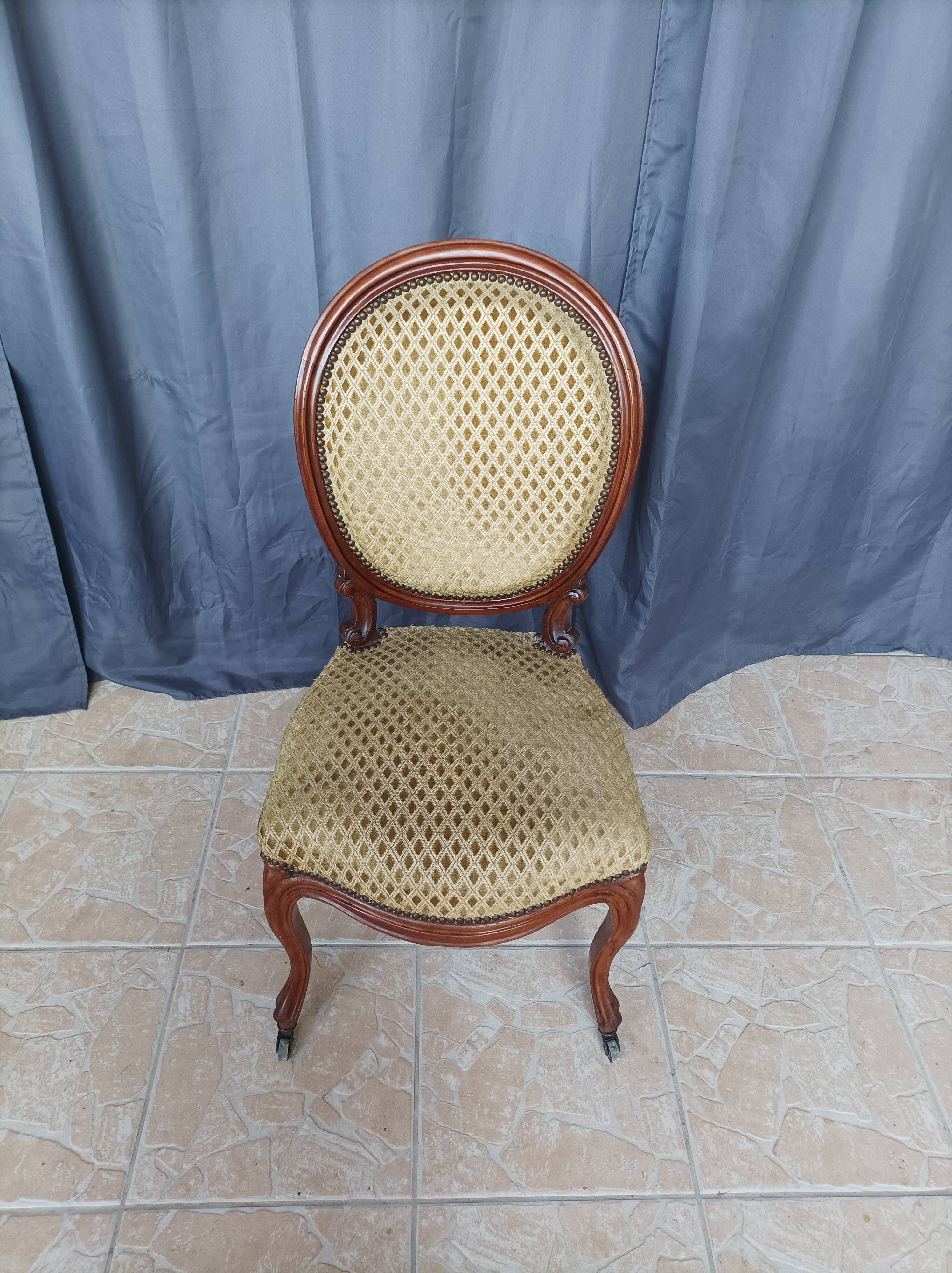 Louis XV mahogany chair