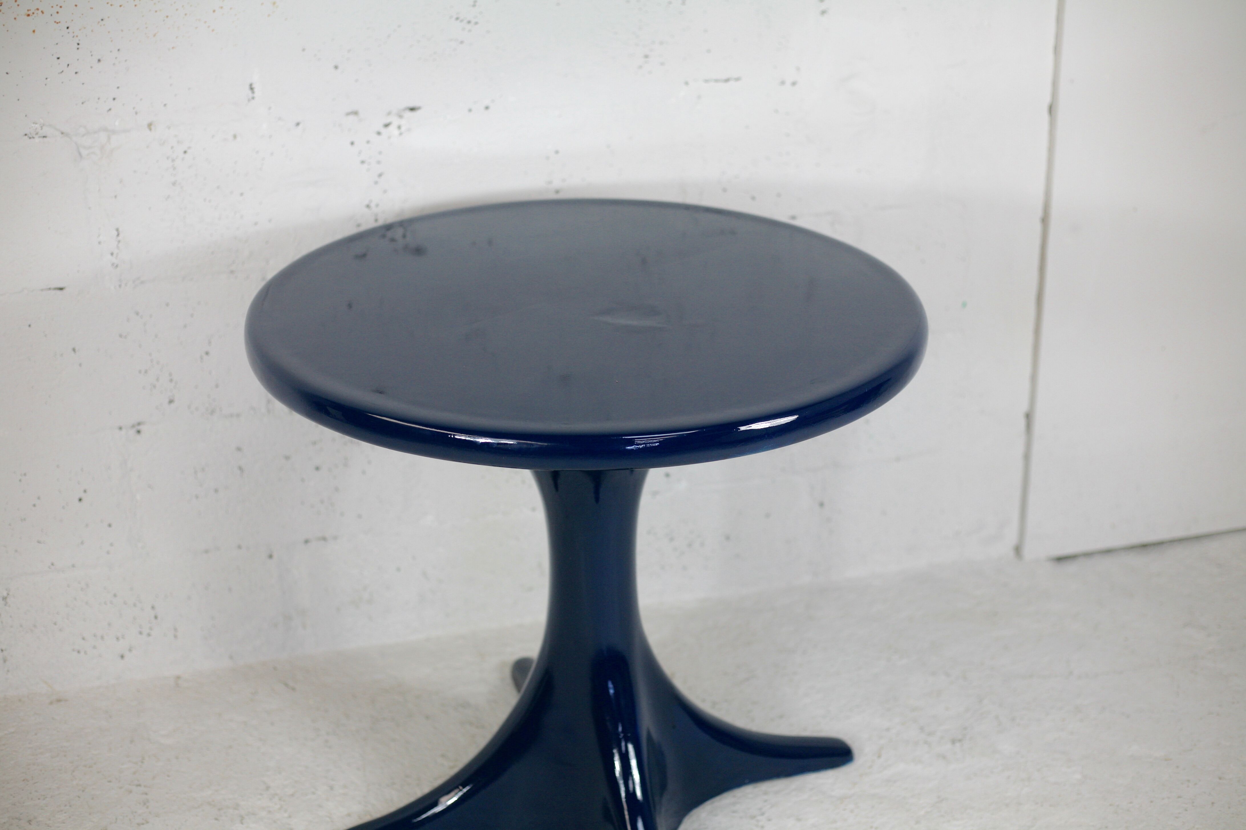 Fiberglass table, France, circa 1970