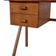 Vintage desk, compact model, minimalist desin teak, 1960s