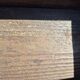 Antique Spanish side table pine rustic pay table with drawer