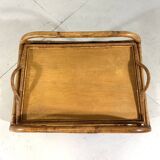 Rattan trolley with serving tray 1950’s