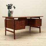Teak desk, Danish design, 1970s, manufacturer: Omann Jun