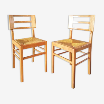 Pair of Pierre Cruege chairs