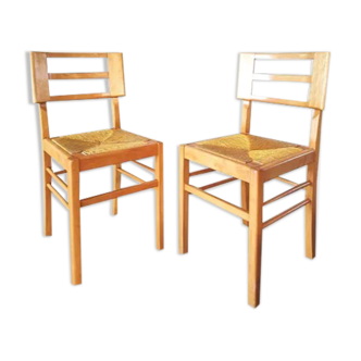 Pair of Pierre Cruege chairs
