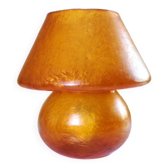 Lampe champignon en fibre 1970