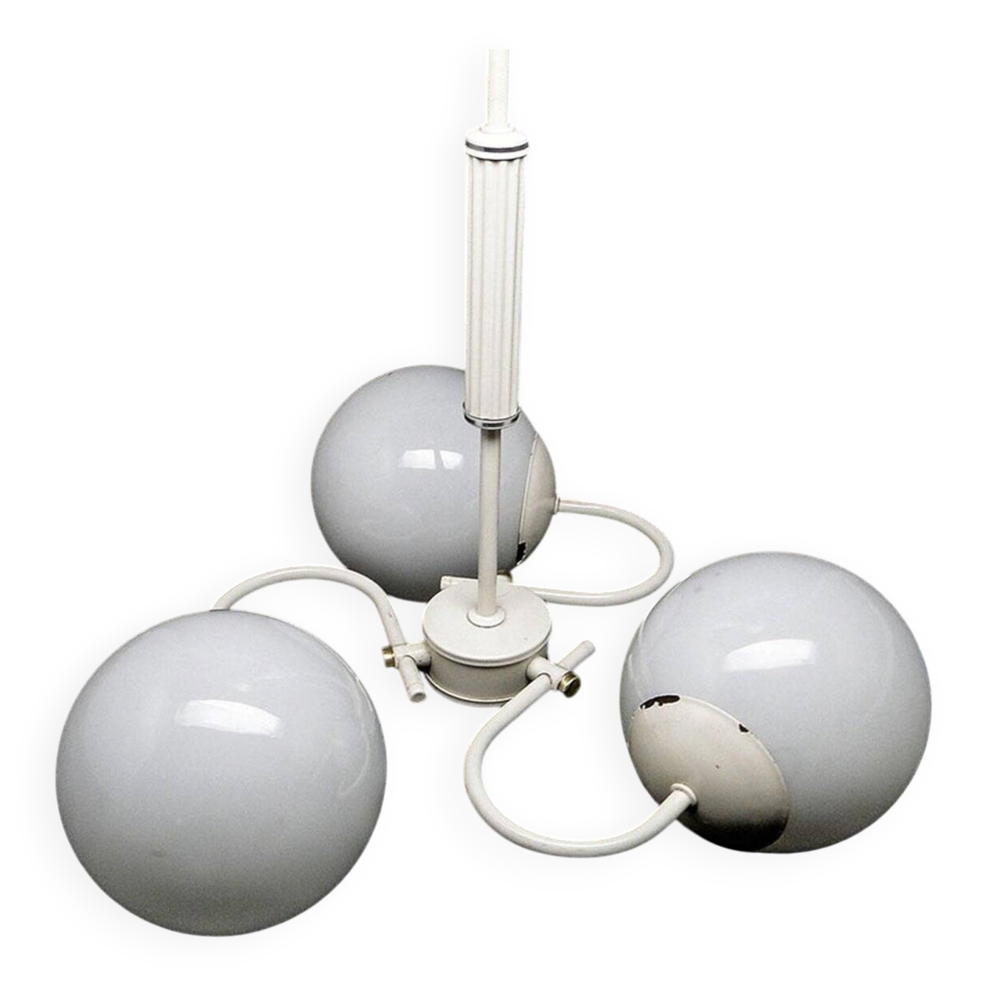 Chandelier à ampoules, Pologne, années 1970