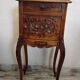 Antique wooden bedside table
