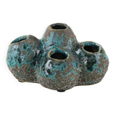 Ceramic vase – flower frog, Danish design, 1960s, made in Denmark