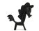 Stylized bronze horse sculpture, 1950s